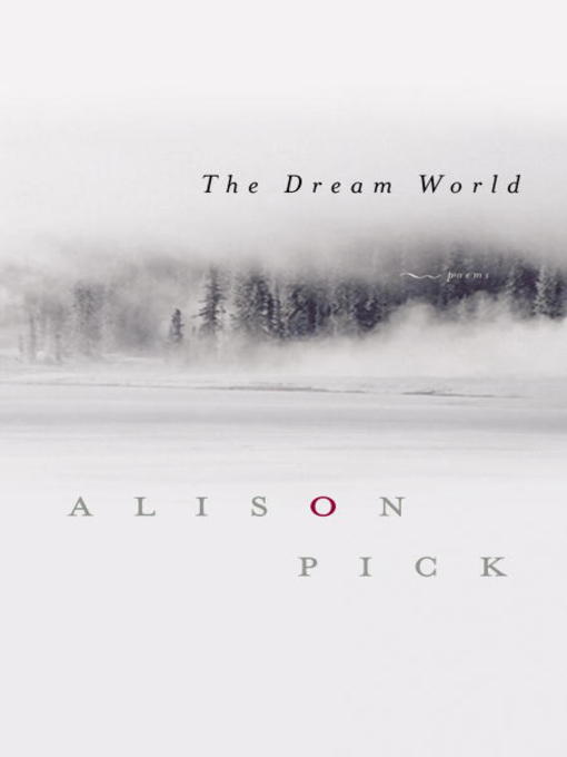 Title details for The Dream World by Alison Pick - Wait list
